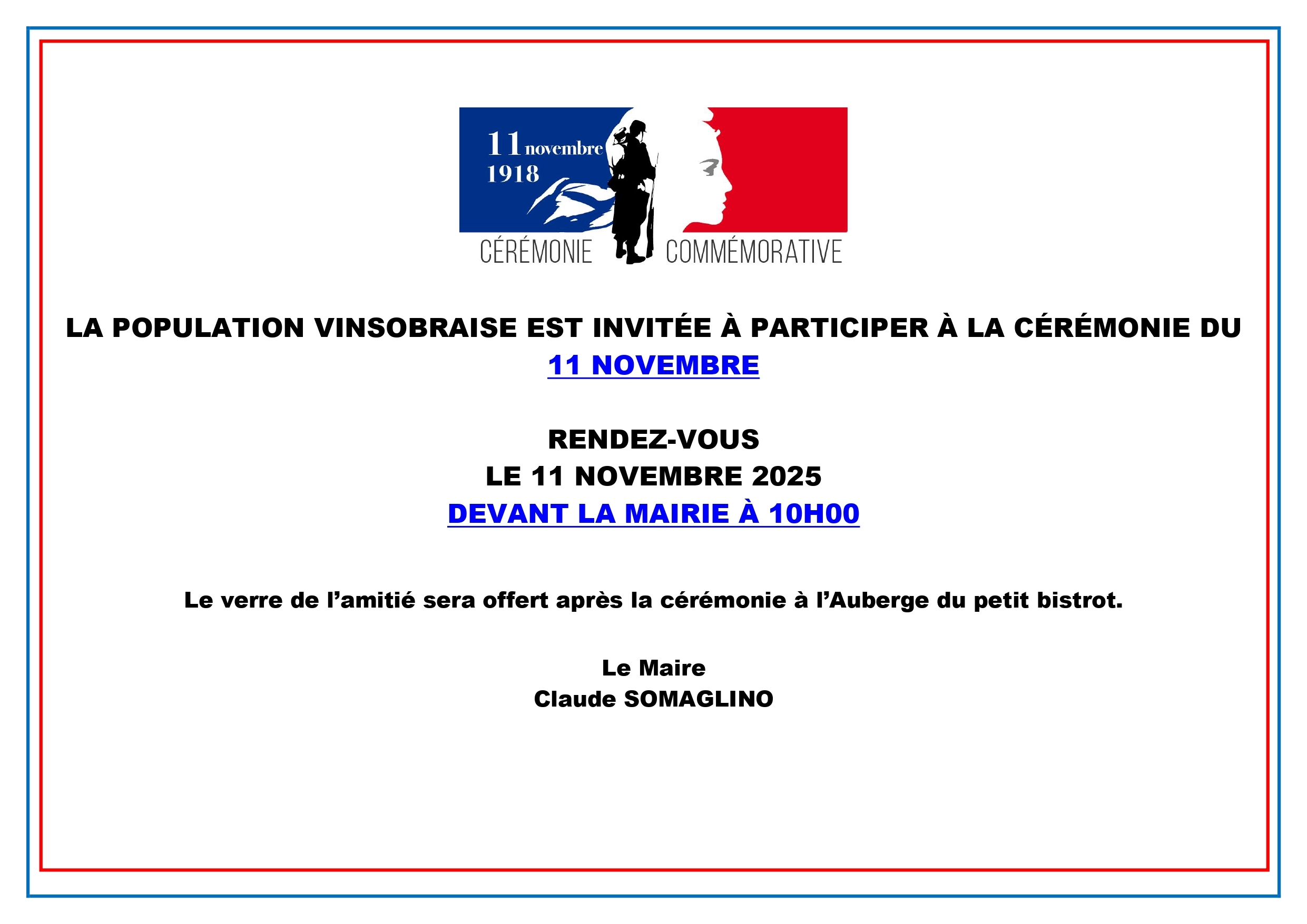 Affiche 11 novembre 2025