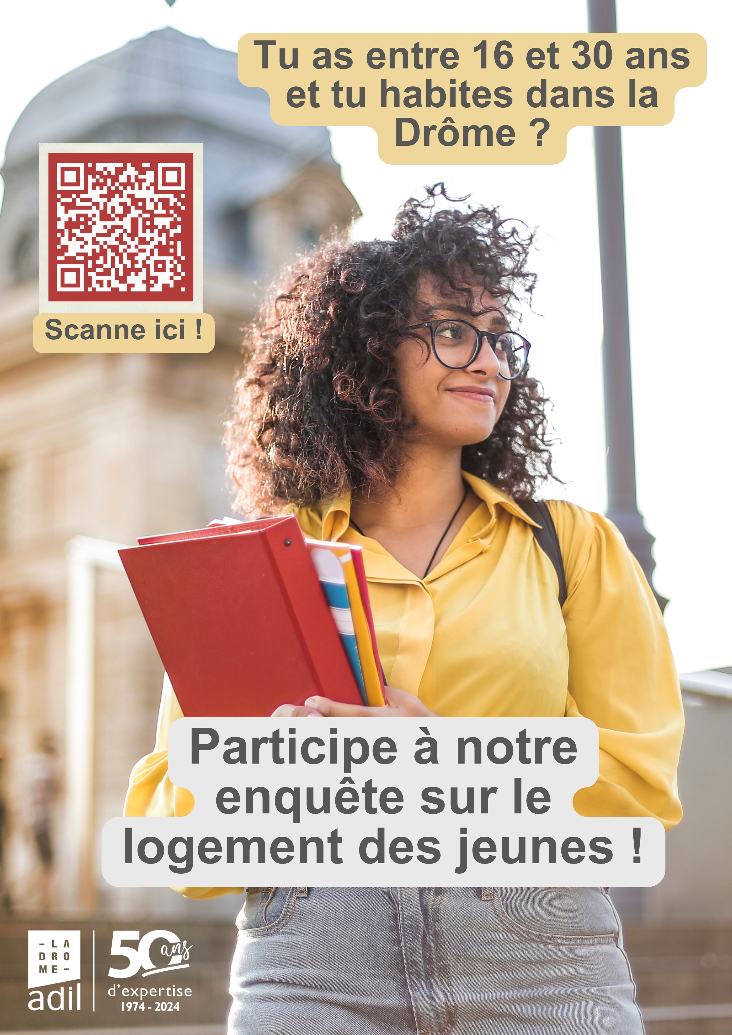 Affiche questionnaire logements des jeunes