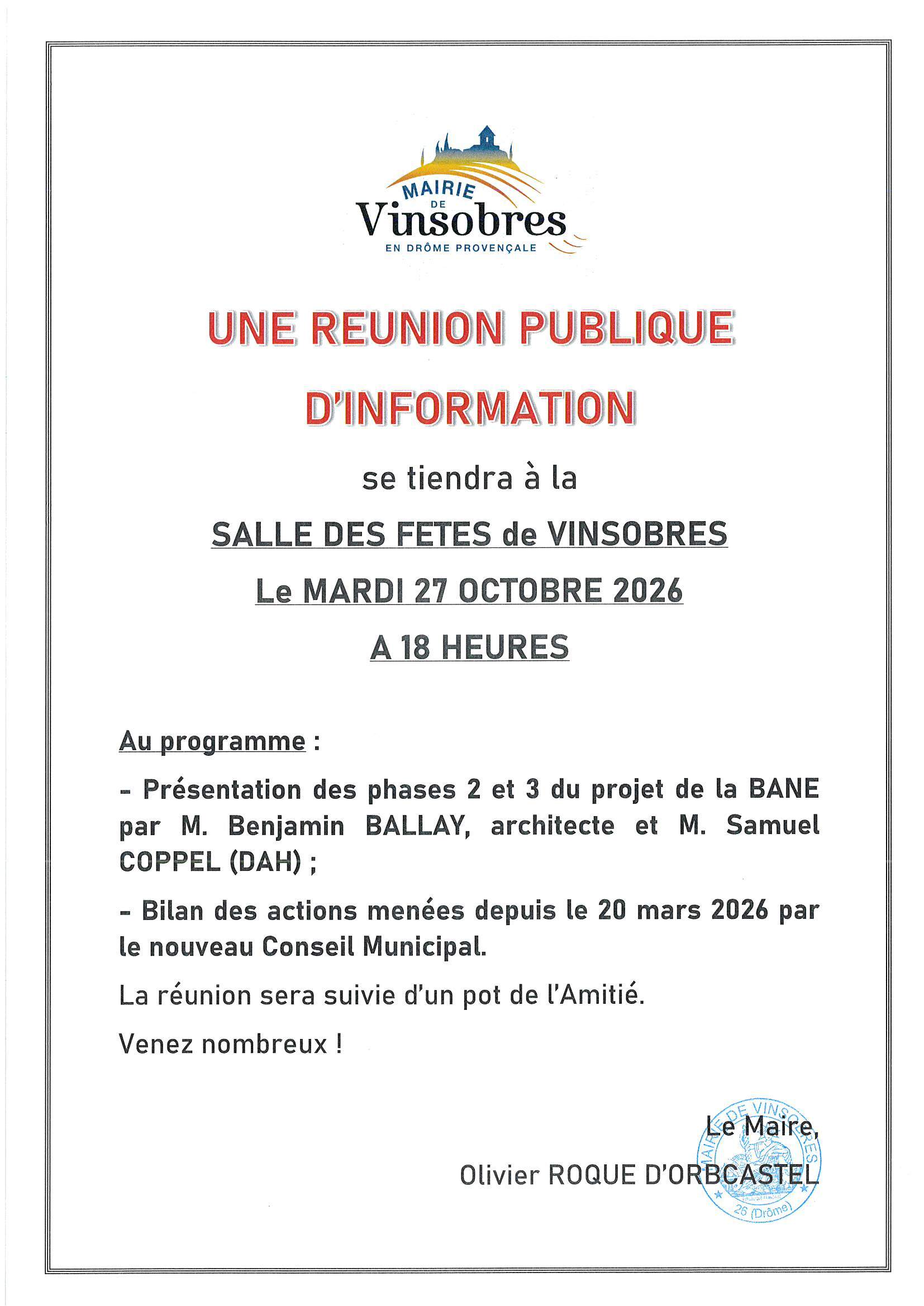 Affiche réunion publique 27.10.26