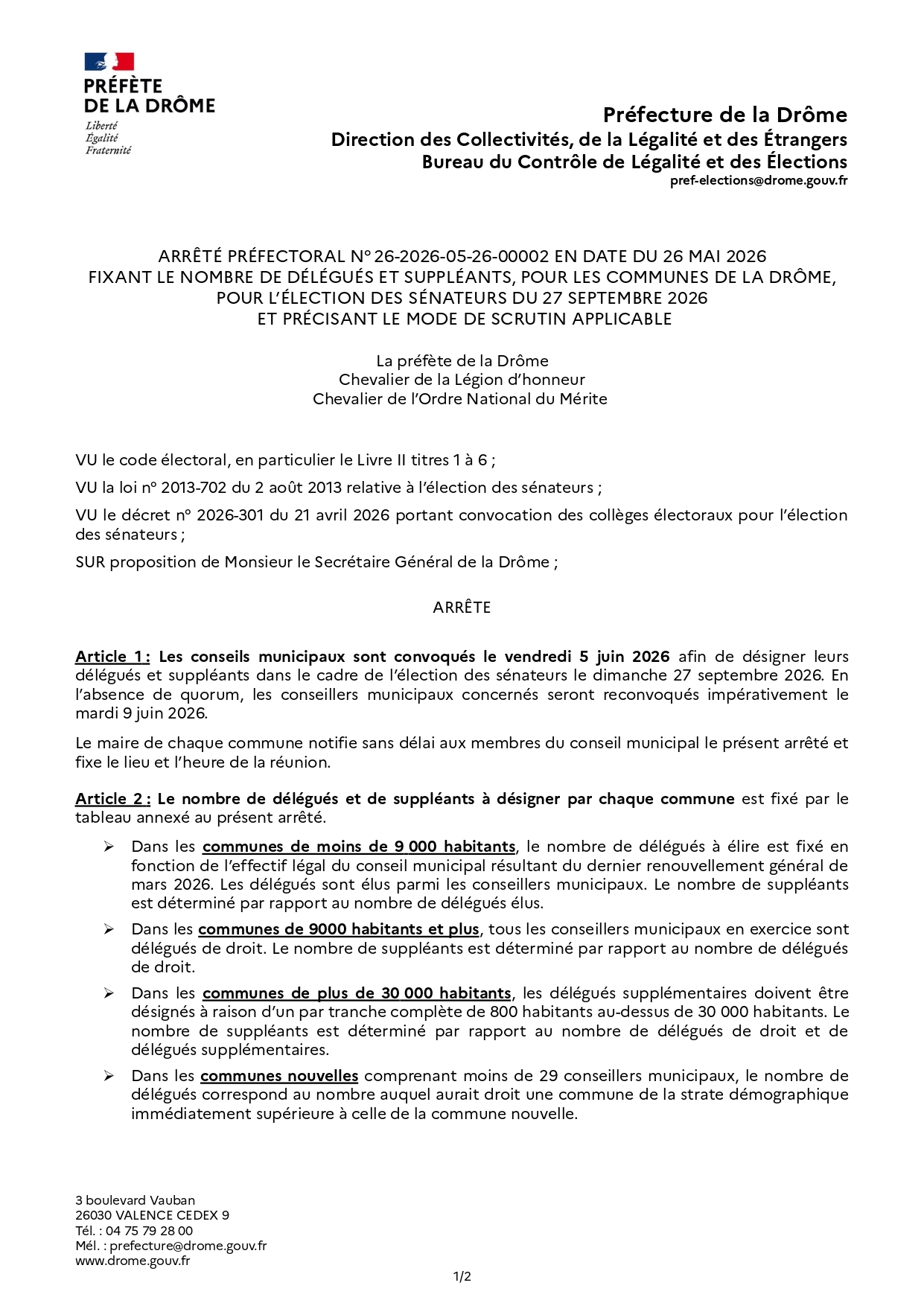 AP sénatoriales 2026 P01