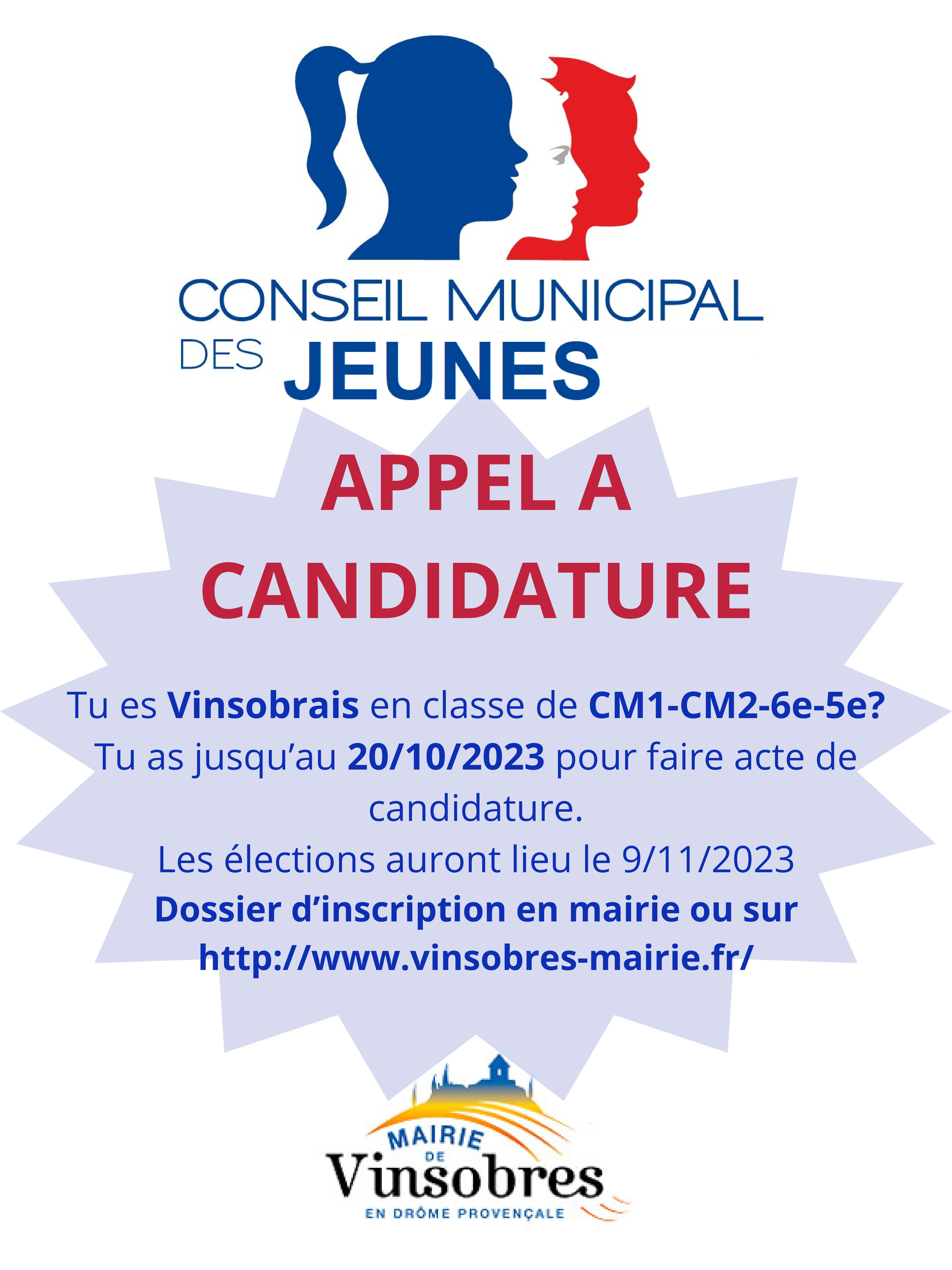 Appel à Candidatures CMJ