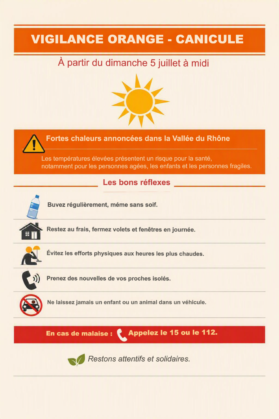 Canicule orange juillet 26