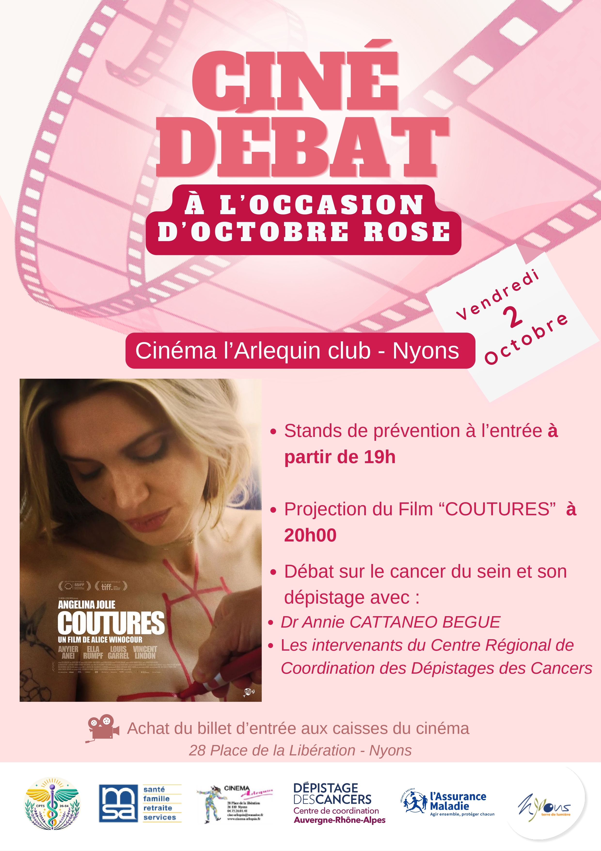 ciné débat octobre rose 2026