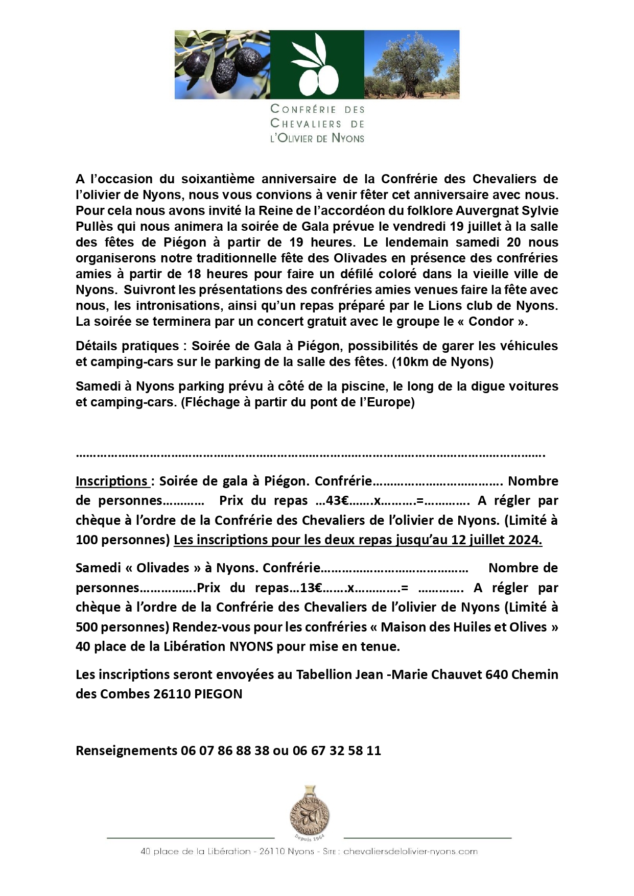 confrérie de l'olivier 2