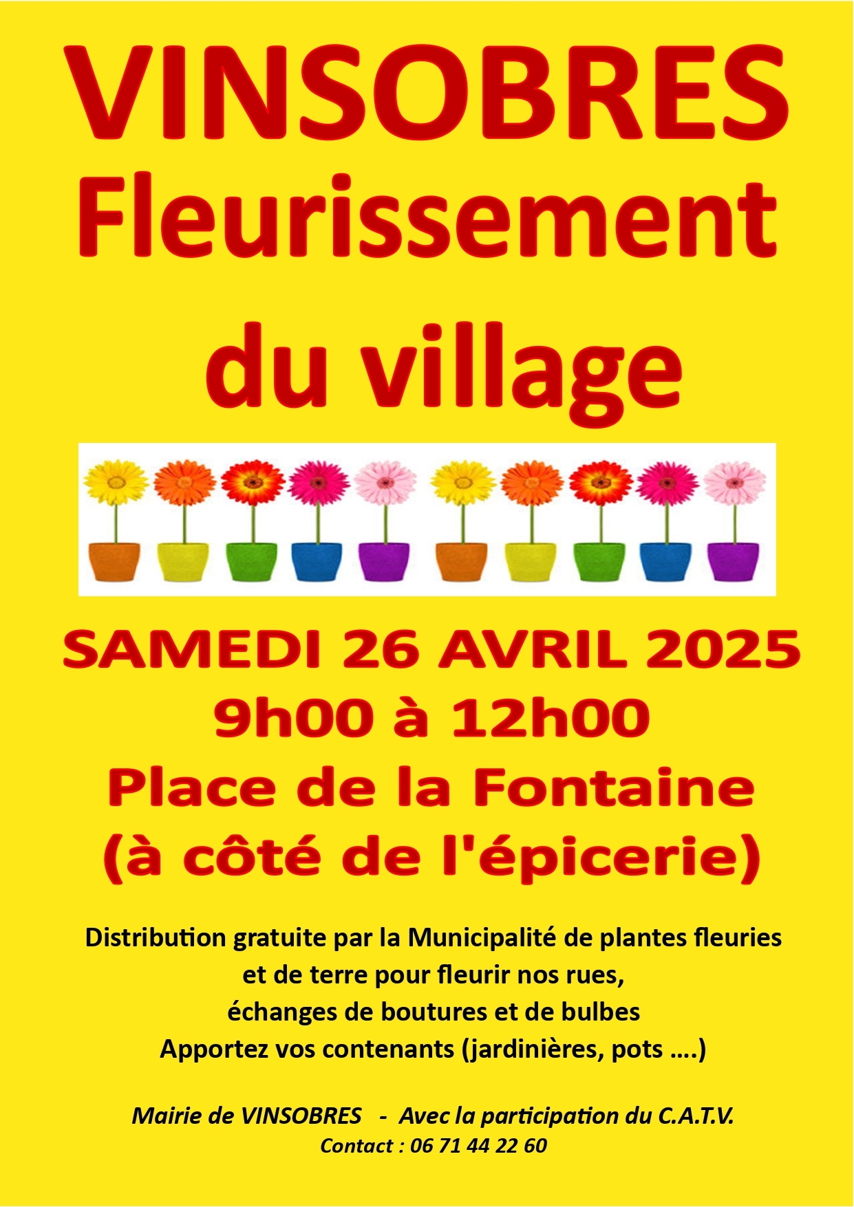 FLEURISSEMENT VILLAGE 2025