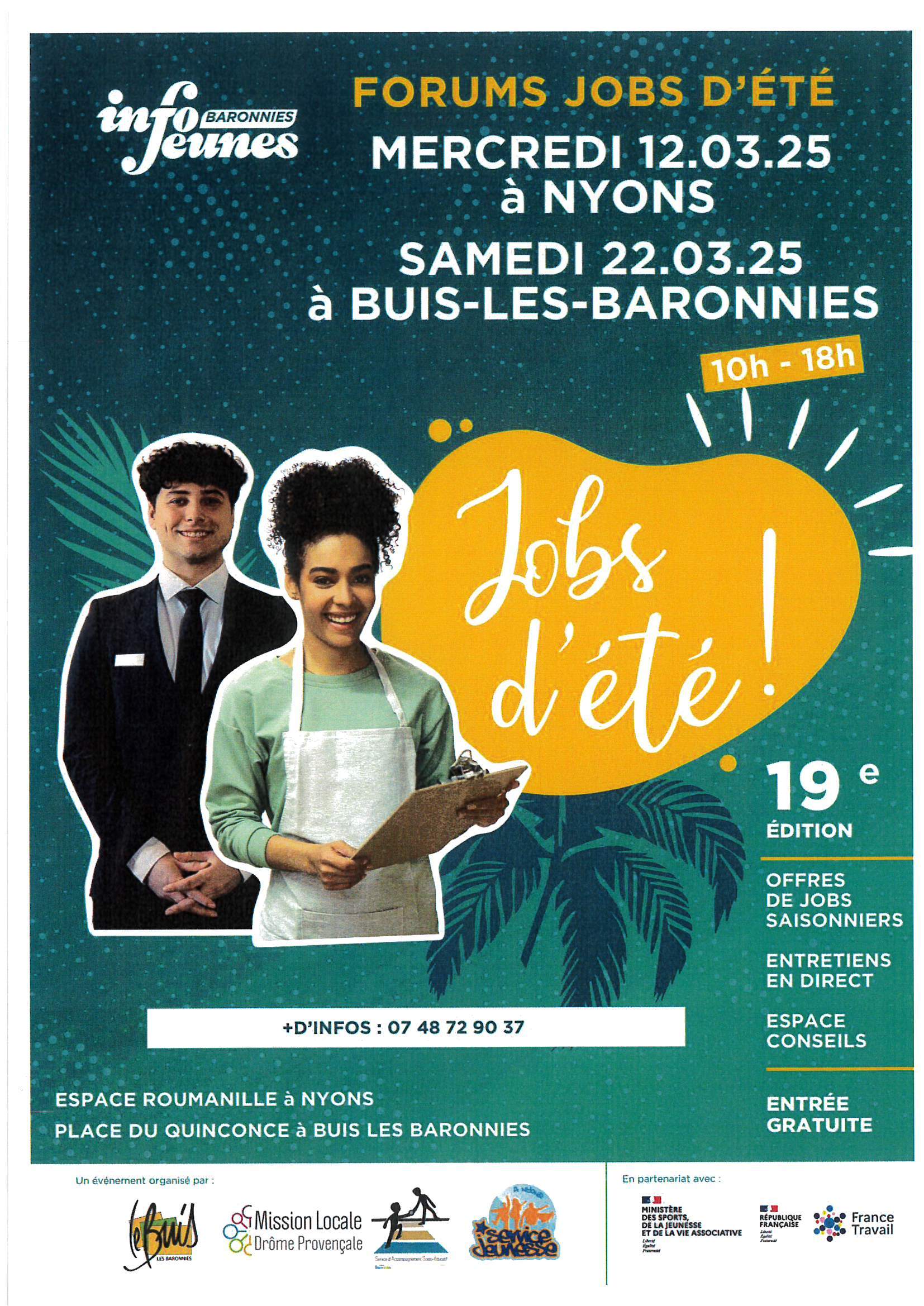 Forums jobs d'été 2025