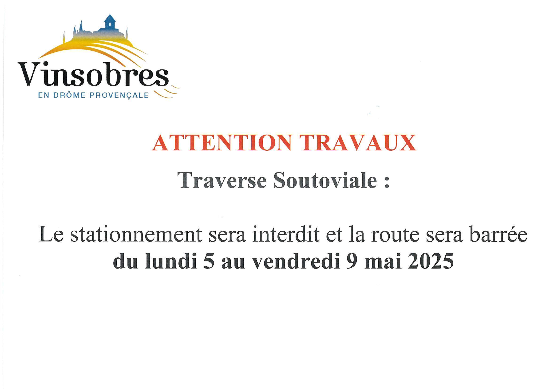 travaux soutoviale 2025
