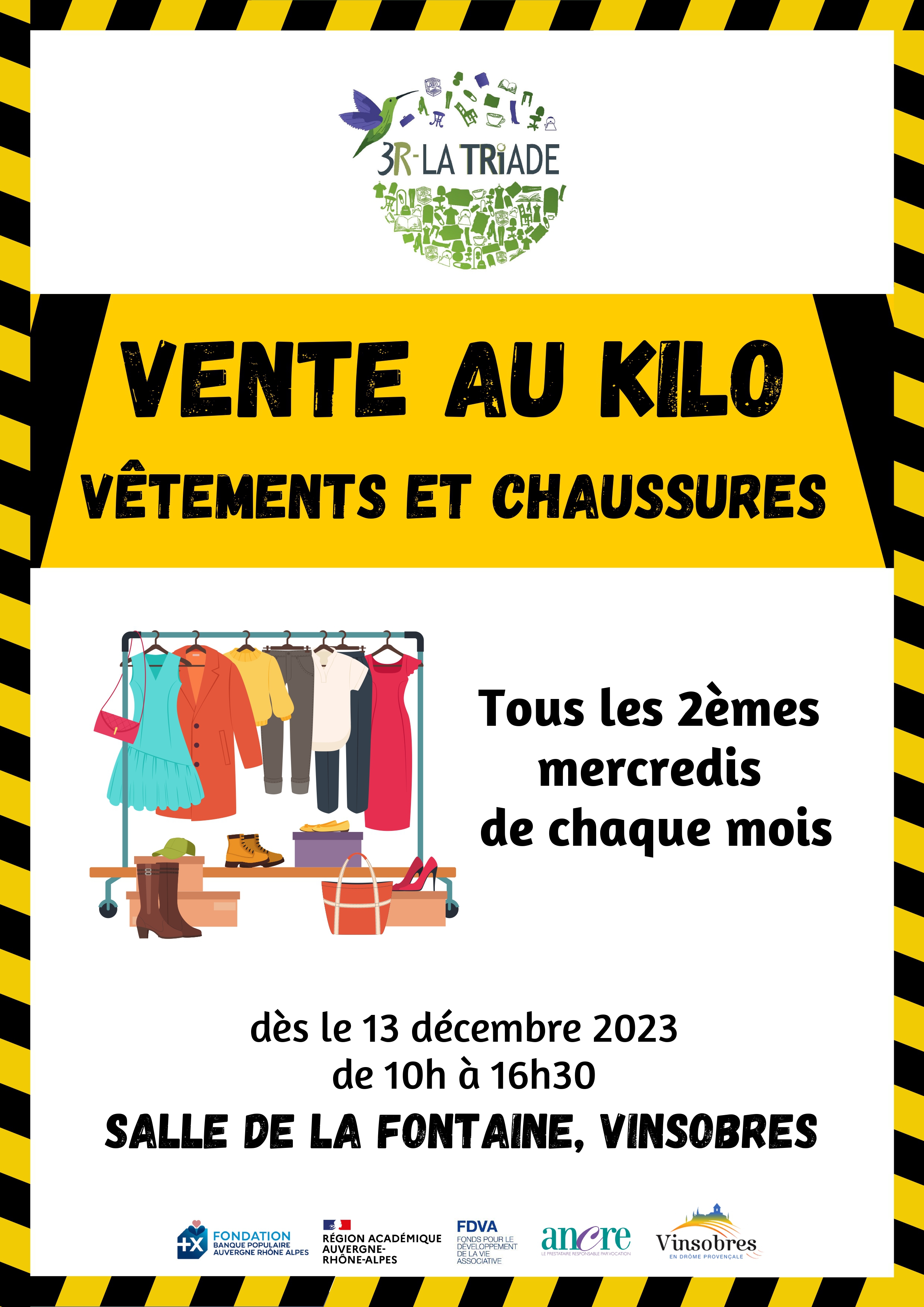 Vente kilo vêtements chaussures 1